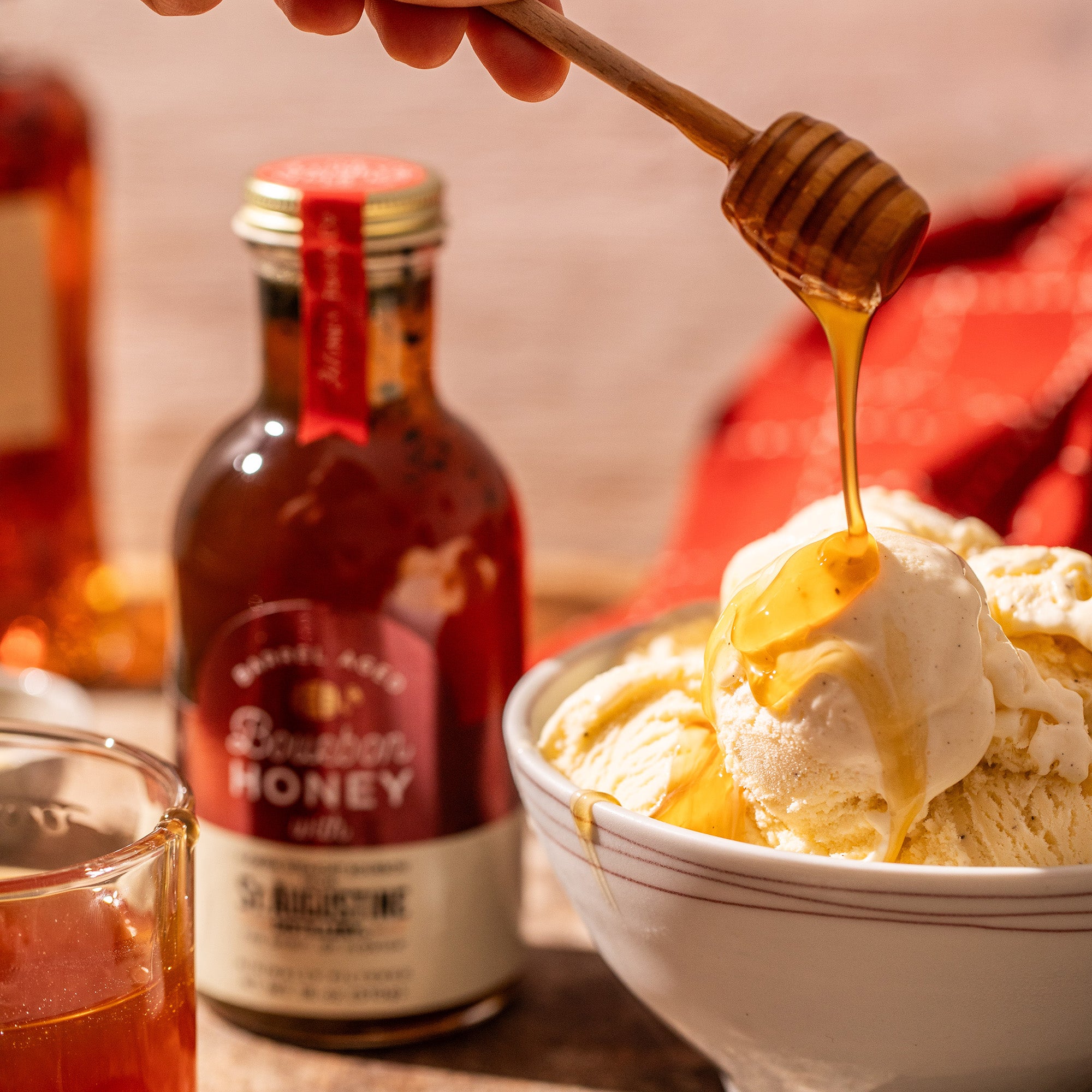 Barrel-Aged Bourbon Honey Ice Cream – Honey Truck Co